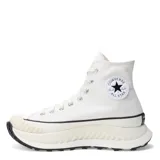 Championes Converse All Star Chuck 70 AT CX de caña alta, color blanco, con cordones y suela de goma con plataforma.