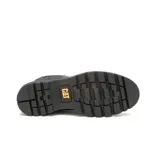 Botín Chelsea de cuero nobuk texturizado color negro, con elásticos laterales, forro interno reciclado, plantilla de espuma EVA, suela de goma resistente y tecnología CLEANSPORT NXT.