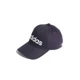 Gorra deportiva retro de algodón en color negro, con cierre ajustable en la nuca y logotipo de adidas en la parte frontal.