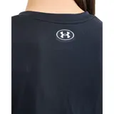 Remera deportiva Under Armour Tech™ SSC Solid negra, de corte holgado y tejido ligero.