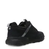Zapatillas urbanas Caterpillar Hex Ready Low Mesh, color negro, con cordones grises y detalles en cuero y tela.