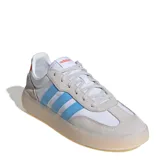 Championes Adidas Barreda Decode de hombre, color blanco con detalles en celeste y gris.