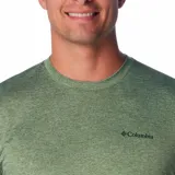 Remera deportiva Columbia Hike Crew color borgoña, de corte clásico y manga corta, con logo estampado en el pecho. Confeccionada en poliéster con tecnología Omni-Wick para absorción de la humedad y control de olores.