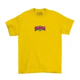 Remera gris con estampado del logo de la marca EMEXEM en el pecho.