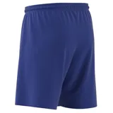 Short deportivo Adidas Parma 16 color azul con logo blanco en la pierna derecha.