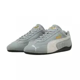 Championes Puma Speedcat OG azules de gamuza con detalles en blanco y suela negra.