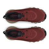 Championes de trail running Under Armour Charged Maven Trail, color marrón con detalles en negro y suela beige con motas.