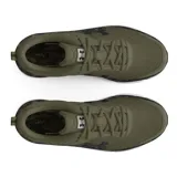 Championes Under Armour Charged Assert 10 Camo para hombre, color verde militar con detalles en negro y estampado de camuflaje en la entresuela. Zapatillas de running con Charged Cushioning® para protección contra impactos y capellada transpirable.