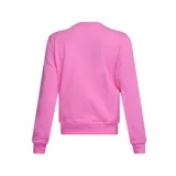Buzo deportivo rosa de cuello redondo y mangas largas, con logo de Nike bordado en el pecho.
