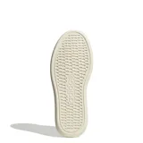 Championes Adidas Lite Court color blanco con detalles en gris y rosa.