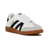 Championes urbanos Avia modelo Soto, color blanco con detalles en negro y suela marrón.