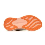 Championes de running Merrell Morphlite color verde agua con detalles en verde oscuro y suela naranja.