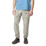 Pantalón cargo Columbia Landroamer para hombre, color beige, con múltiples bolsillos, trabilla para cinturón, anilla en D y dobladillo ajustable.