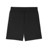 Short deportivo negro con escudo del Club Atlético Peñarol bordado en amarillo.