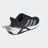 Championes de training Adidas color negro con detalles en gris y blanco.