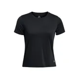 Remera deportiva negra de manga corta, marca Under Armour, modelo Launch Shortsleeve.