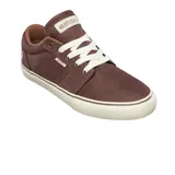 Championes Etnies Barge LS negros con detalles en marrón y suela blanca.
