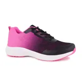 Championes deportivos American Sport Riddle, color gris y rosa, con suela blanca.