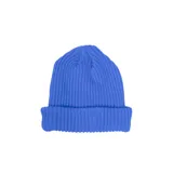 Gorro de lana azul con el escudo del Club Nacional de Football bordado en el frente.