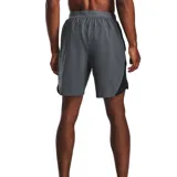 Short deportivo Under Armour Launch Run 7 para hombre, color negro con logo de la marca en la pierna izquierda.