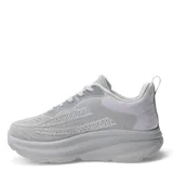 Championes acordonados color negro con detalles en violeta y celeste.