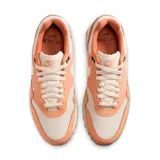 Championes Nike Air Max 1 '87 color chocolate con detalles en blanco y suela marrón.