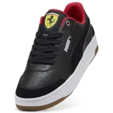 Championes Puma Ferrari CA Match, color negro con detalles en rojo y blanco.