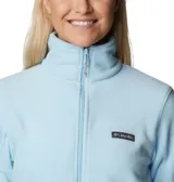 Campera polar Columbia Basin Trail III Full Zip para mujer, color azul marino. Con cierre frontal completo y bolsillos laterales con cierre.