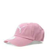 Gorra Puma color lila con logo bordado en blanco.