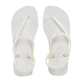 Sandalias Havaianas Flash Urban color rosa metalizado, con tira trasera ajustable.