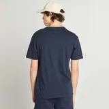 Camiseta azul marino de manga corta con estampado blanco de Venice Beach.
