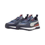 Championes Puma R78 Trek de hombre, color negro con detalles en blanco y azul.