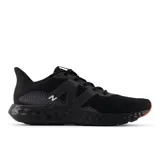Championes New Balance modelo 411 V3, color negro, con suela Ground Contact EVA y almohadillas de goma.
