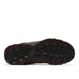 Botas de trekking Columbia Crestwood Mid Waterproof color marrón, con detalles en negro y cordones bicolores.