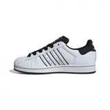 Championes Adidas Superstar II, color blanco con detalles en negro.