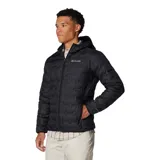 Campera de plumas Columbia Delta Ridge II Down, color negro, con capucha y forro termorreflectante Omni-Heat. Resistente al agua y con tecnología Heat Seal para mantener el calor.
