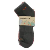 Pack de tres pares de calcetines grises unisex, de corte bajo, con talón y puntera acolchados, zonas de malla para ventilación y material elástico suave al tacto.