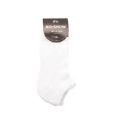 Pack de tres pares de medias invisibles Ztek, color blanco, talle S/M.