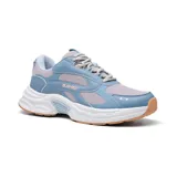 Championes Hi-Tec Piper color beige con detalles en celeste y suela blanca.