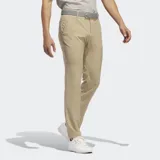 Pantalón de golf Adidas Ultimate365 con corte tapered, color beige. Confeccionado en tejido elástico en cuatro direcciones con acabado repelente al agua y protección UV.