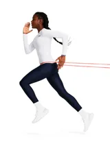 Remera deportiva Under Armour HeatGear Compression de manga larga, color negro con logo blanco en el pecho.