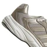 Championes Adidas Eclyptix 2000 W, color gris con detalles en dorado y suela blanca.