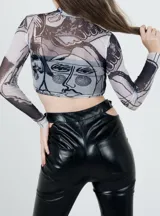 Pantalón de tiro medio color negro, estilo oxford, con cinto incorporado y engomado de alta calidad.