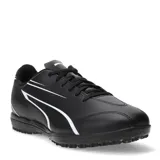 Championes de fútbol 5 Puma Vitoria TT color negro con detalles en blanco.