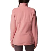 Campera polar Columbia Basin Trail III Full Zip para mujer, color azul marino. Con cierre frontal completo y bolsillos laterales con cierre.