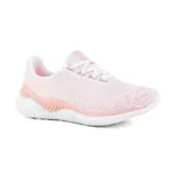 Championes deportivos Actvitta Irene, color rosa claro con detalles en rosa y blanco, confeccionados en tejido de malla transpirable, con cordones blancos y suela de goma blanca.