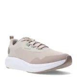 Championes Topper color beige con detalles en verde agua y suela blanca.