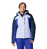 Campera de esquí Columbia Snowy Summit Ins Jkt para mujer, con tecnología Omni-Tech™ impermeable y transpirable, forro termorreflectante Omni-Heat™, capucha ajustable compatible con casco, faldón antinieve, múltiples bolsillos y puños cómodos con orificios para los pulgares.