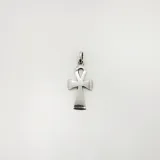 Dije de plata 925 con forma de cruz egipcia (Ankh) o cruz de la vida.