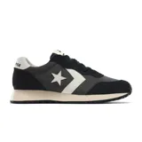 Championes Converse Omega Trainer de hombre, color negro con detalles en blanco. Zapatillas de estilo retro running con capellada de lona y gamuza, logo Converse Star Chevron en el lateral y suela de goma.